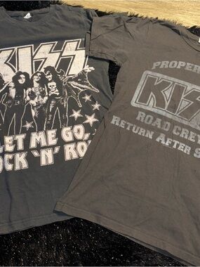 KISS Grey Band Tee Bundle